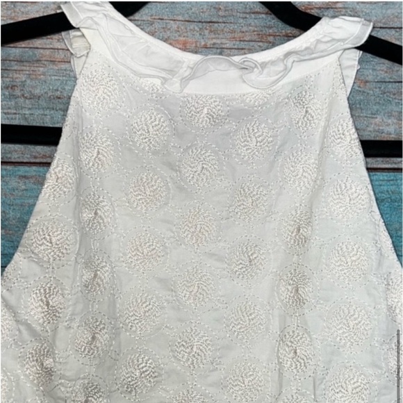 Lilly Pulitzer Dress Size 4 Resort Lace Tropical Fruit Pearl White Shift Cotton‎ - Picture 8 of 11